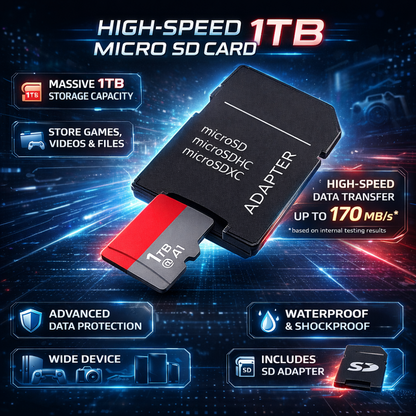 Micro Sd Storage Card Adapter High Speed 1tb Memory - Image 5