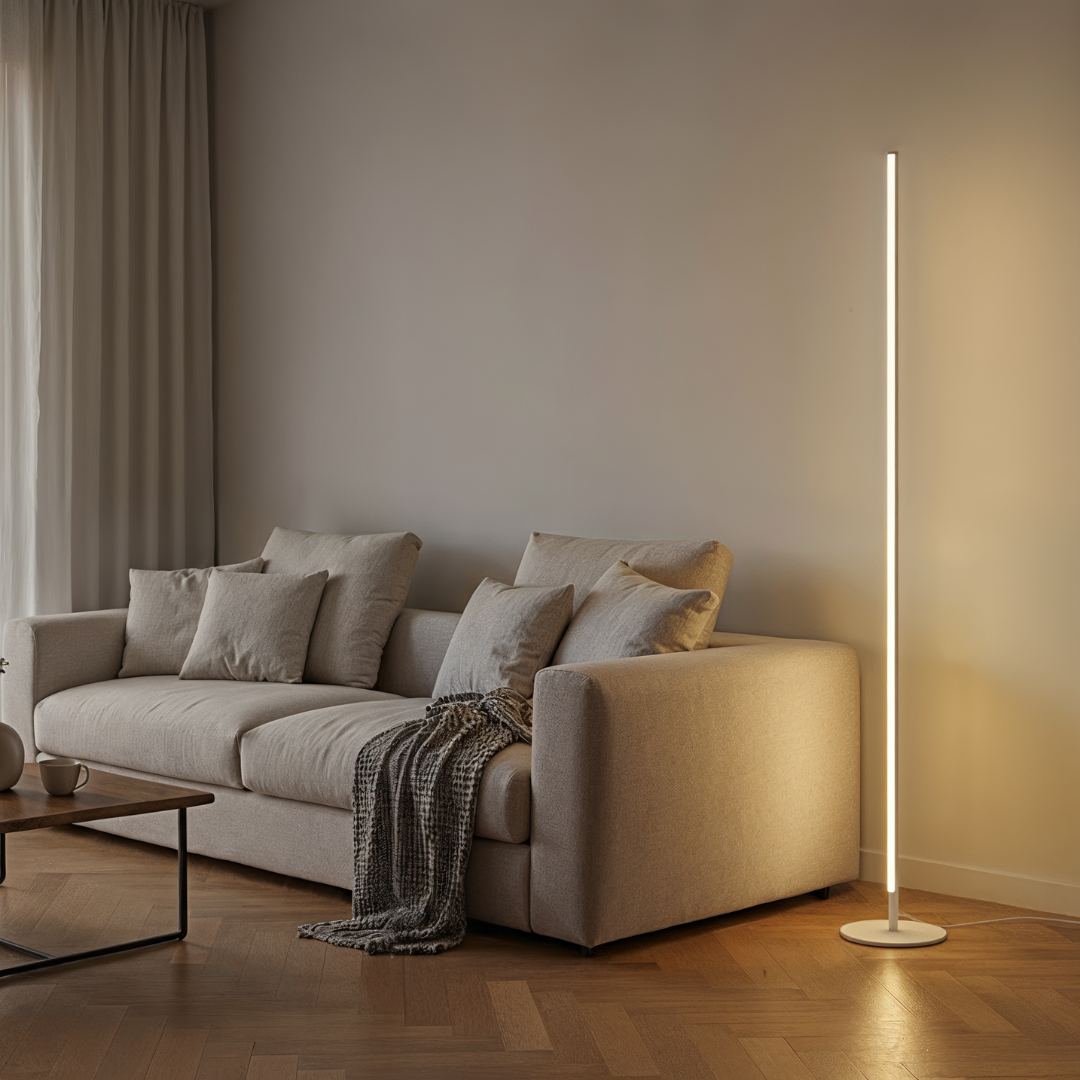 Modern Floor Lamp LED Dimmable Adjustable Arc Stand - Image 11