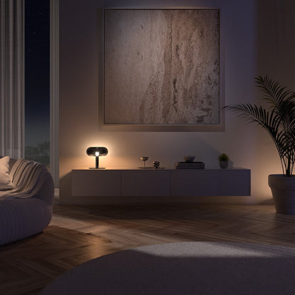 Modern Table Lamp Crystal LED Touch Dimmable Base Glass - Image 12