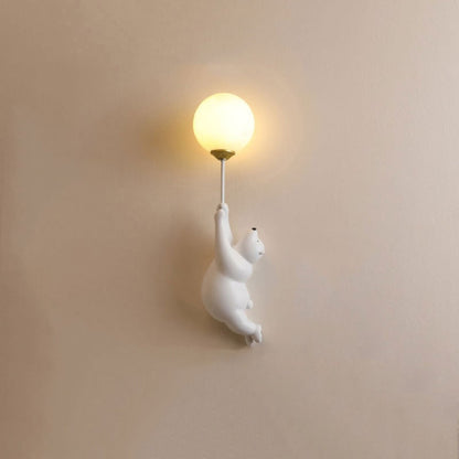 Modern Wall Lamp Cute Bear Design Home Decor Accent - Image 8