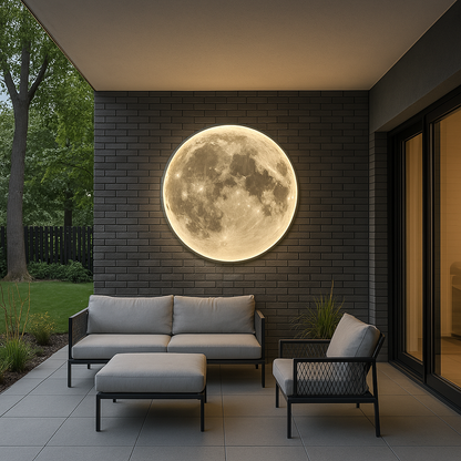 Lámpara de Pared Moon | Elegancia Celestial para Interiores Modernos