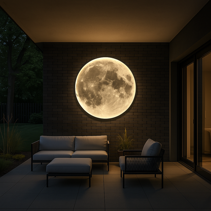 Lámpara de Pared Moon | Elegancia Celestial para Interiores Modernos
