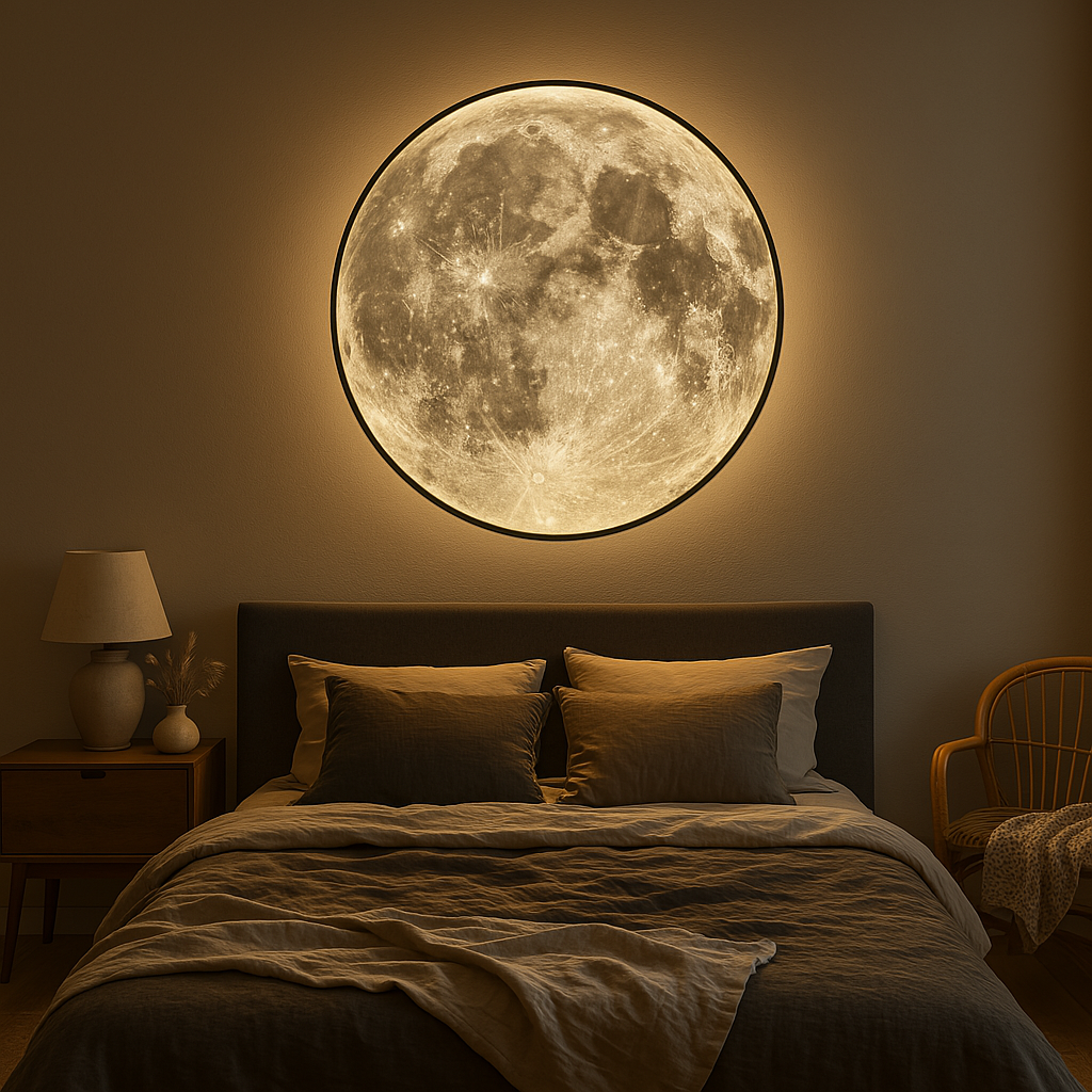 Moon Wall Lamp | Celestial Elegance for Modern Interiors