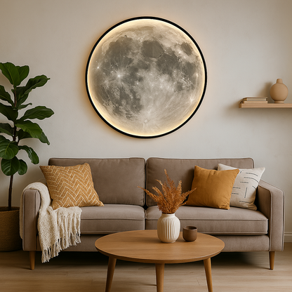 Lámpara de Pared Moon | Elegancia Celestial para Interiores Modernos