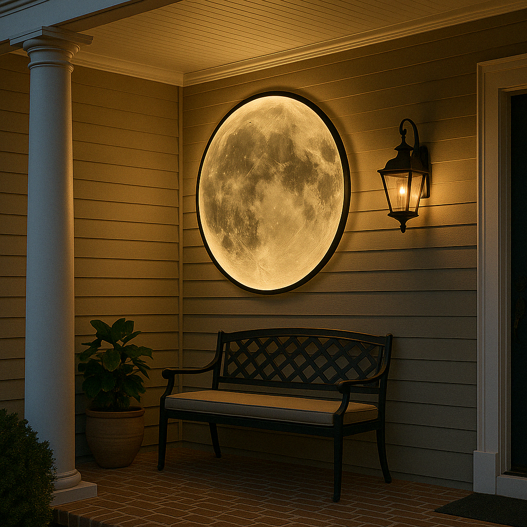 Moon Wall Lamp | Celestial Elegance for Modern Interiors