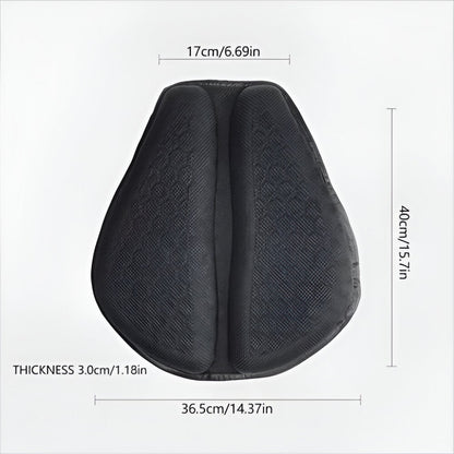 Motorcycle Seat Cushion Honeycomb Design Breathable Comfort - Image 2
