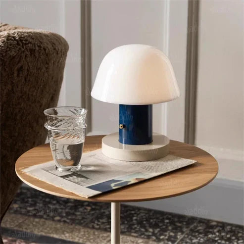 Mushroom Table Lamp | Modern Rechargeable LED Light
