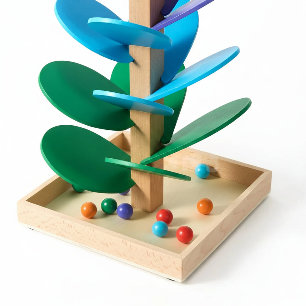 Musical Tree Toy Toddlers Colorful Wooden Activity Playset - Image 3