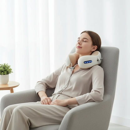 Neck Massage Pillow Rechargeable Heated U-Shaped Traction - Image 7