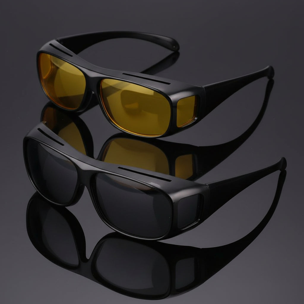 Night Driving Glasses Anti-Glare Vision UV Protection Lens - Image 1