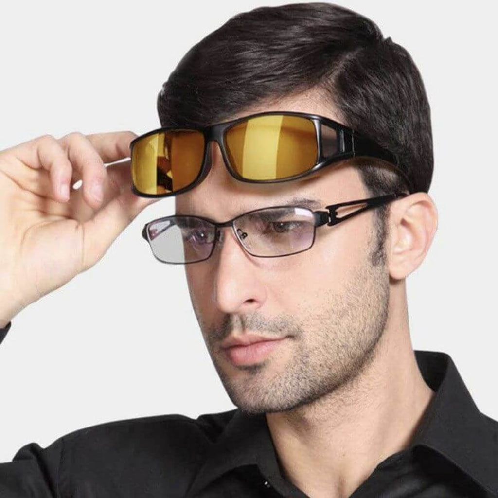 Night Driving Glasses Anti-Glare Vision UV Protection Lens - Image 2