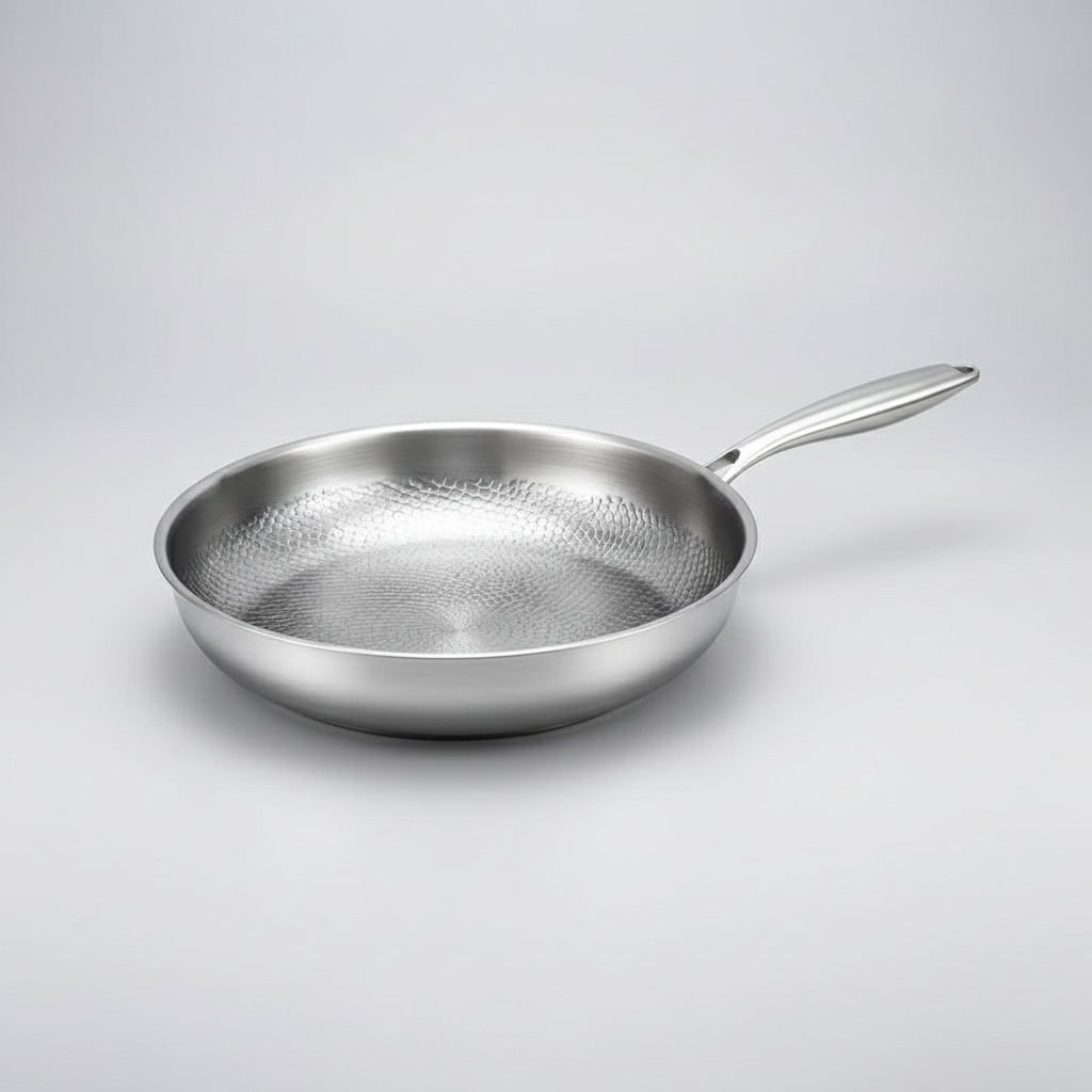 Non Stick Frying Pan Titanium Deep Skillet Lid - Image 8