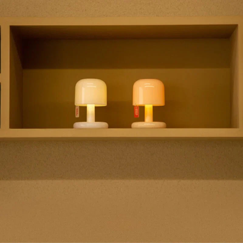 Sunset Glow Mushroom Lamp | Rechargeable Touch Night Light