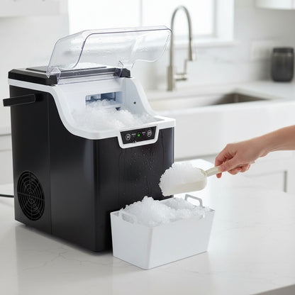 Nugget Ice Maker Countertop Portable Compact Kitchen - Image 1