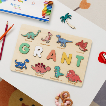 Personalized Puzzle Educational Toy Toddlers Name Puzzle - Image 12