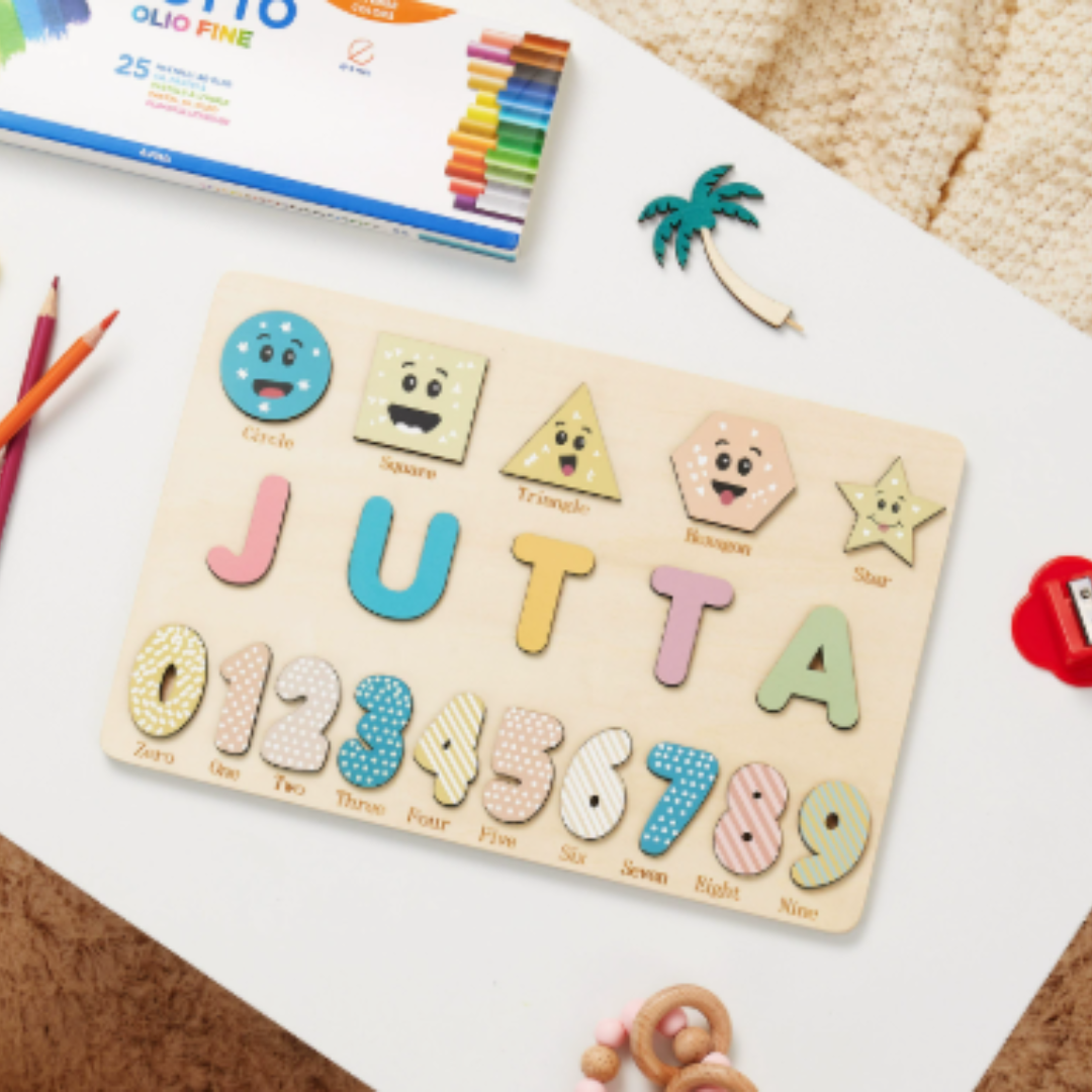 Personalized Puzzle Educational Toy Toddlers Name Puzzle - Image 16