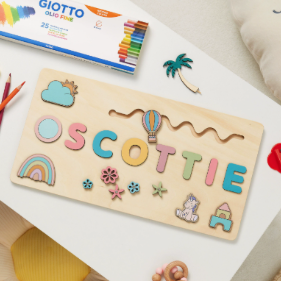 Personalized Puzzle Educational Toy Toddlers Name Puzzle - Image 18
