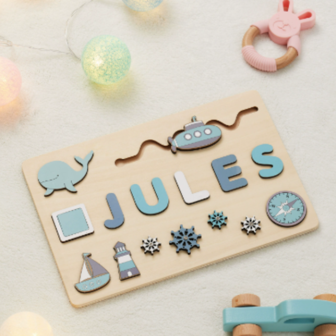 Personalized Puzzle Educational Toy Toddlers Name Puzzle - Image 20