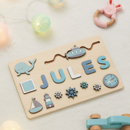 Personalized Puzzle Educational Toy Toddlers Name Puzzle - Image 20