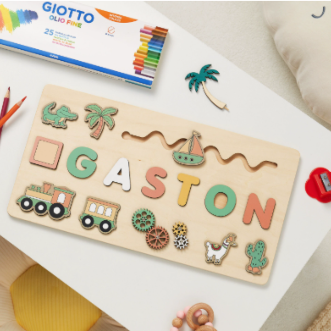 Personalized Puzzle Educational Toy Toddlers Name Puzzle - Image 21