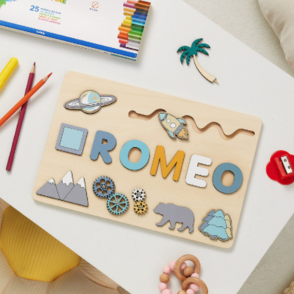 Personalized Puzzle Educational Toy Toddlers Name Puzzle - Image 22