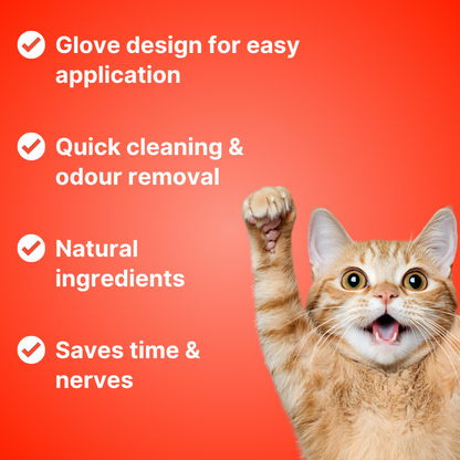 Pet Cleaning Gloves Disposable Pet Grooming Wipes Cats Dogs - Image 5
