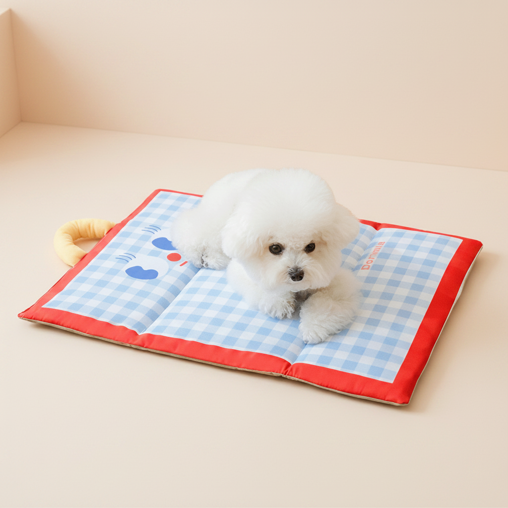 Pet Cooling Mat Dog Cat Breathable Foldable Portable - Image 3