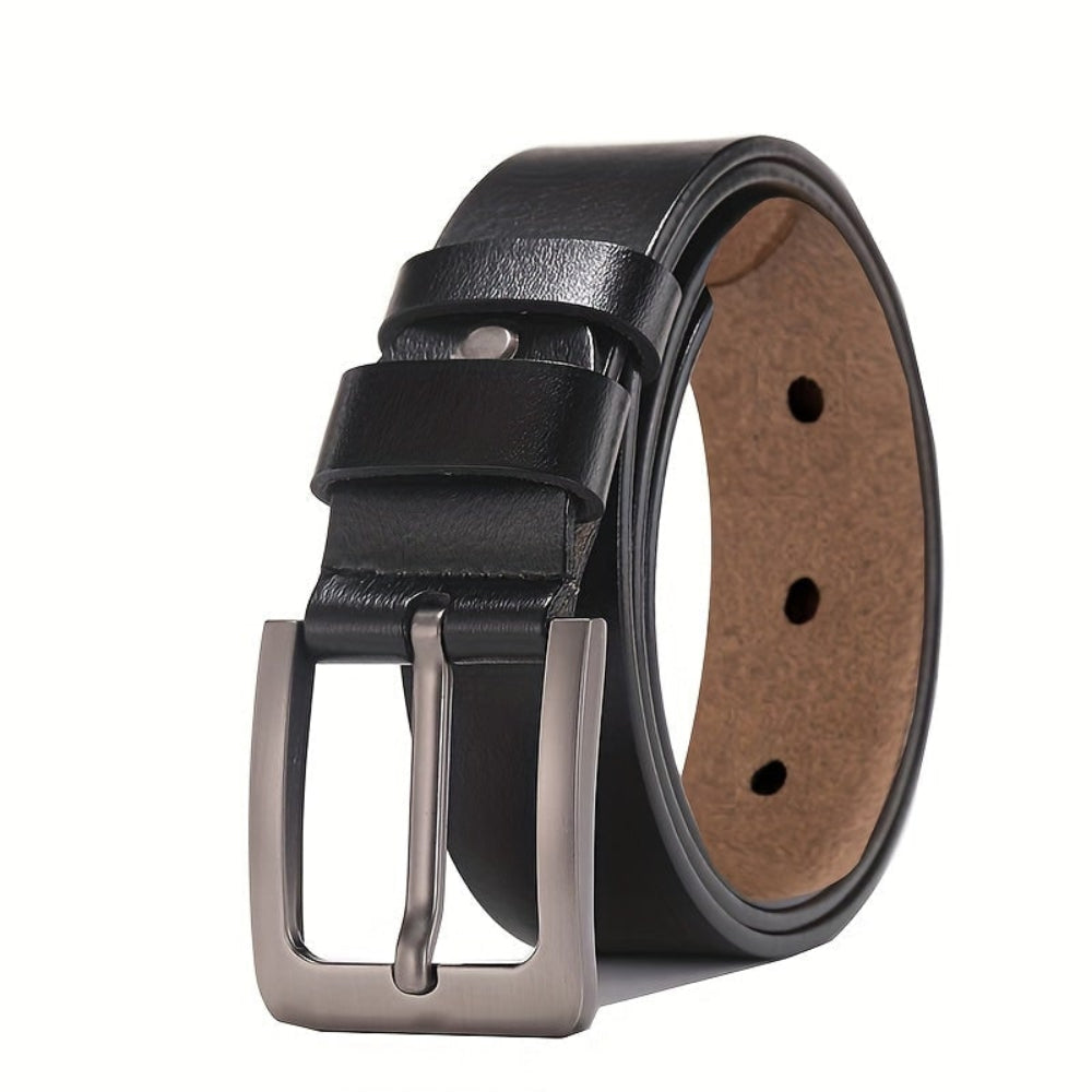 Pin Buckle Leather Belt Durable Casual Adjustable Fit - Image 6