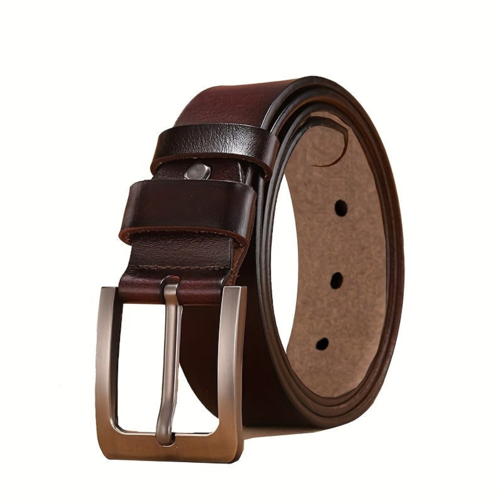 Pin Buckle Leather Belt Durable Casual Adjustable Fit - Image 7