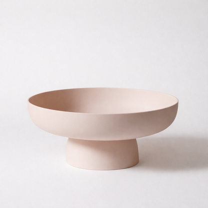Table Fruit Bowl Pedestal Decorative Kitchen Counter Serving Bowl