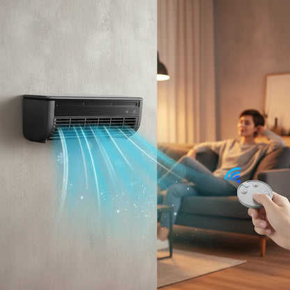 Portable Air Conditioner Electric Fan Quiet Wall Mounted - Image 3