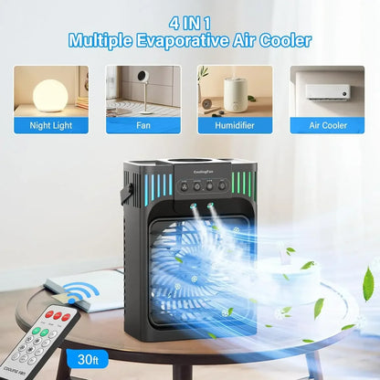 Portable Air Conditioner Remote Control Compact Desktop - Image 1