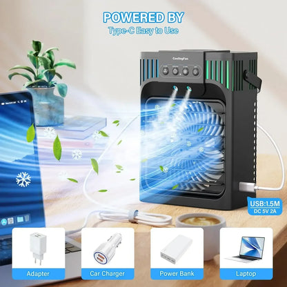 Portable Air Conditioner Remote Control Compact Desktop - Image 6