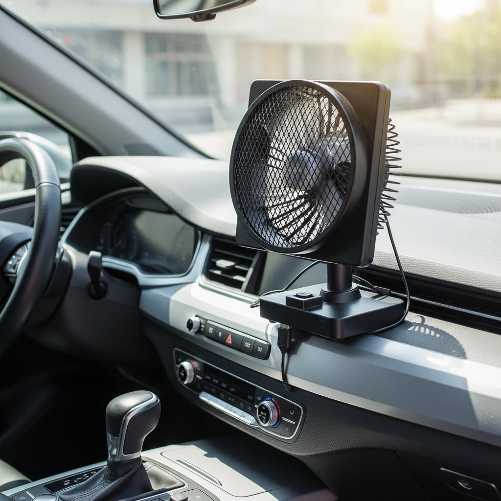 Portable Air Conditioner USB Car Fan - Image 1