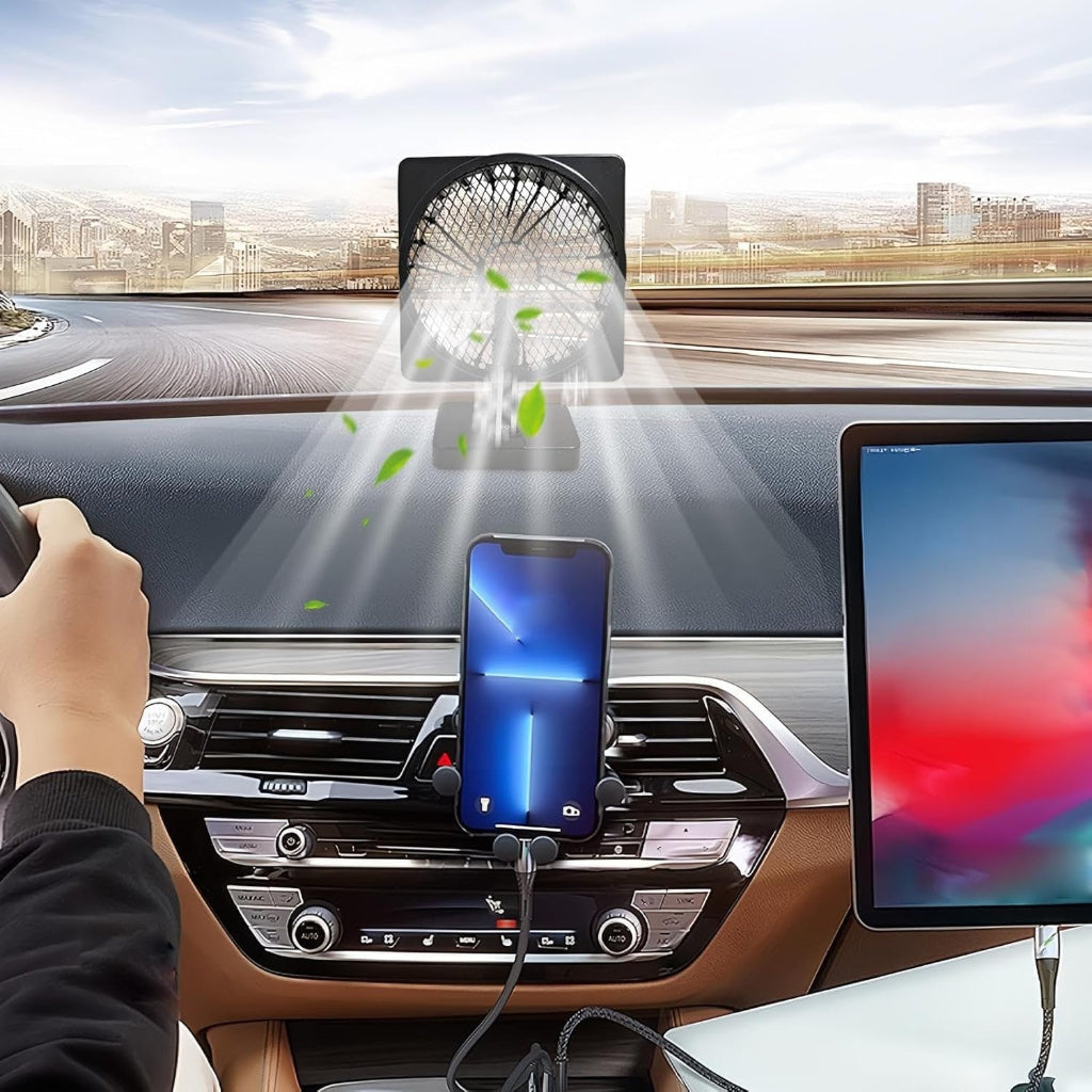 Portable Air Conditioner USB Car Fan - Image 3