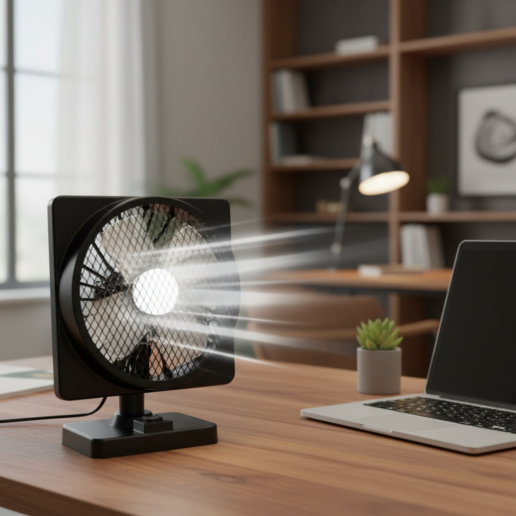 Portable Air Conditioner USB Car Fan - Image 9