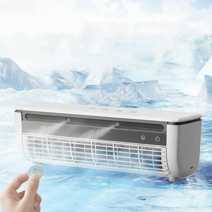 Portable Air Conditioner Wall Mounted Fan Cooling Remote - Image 2