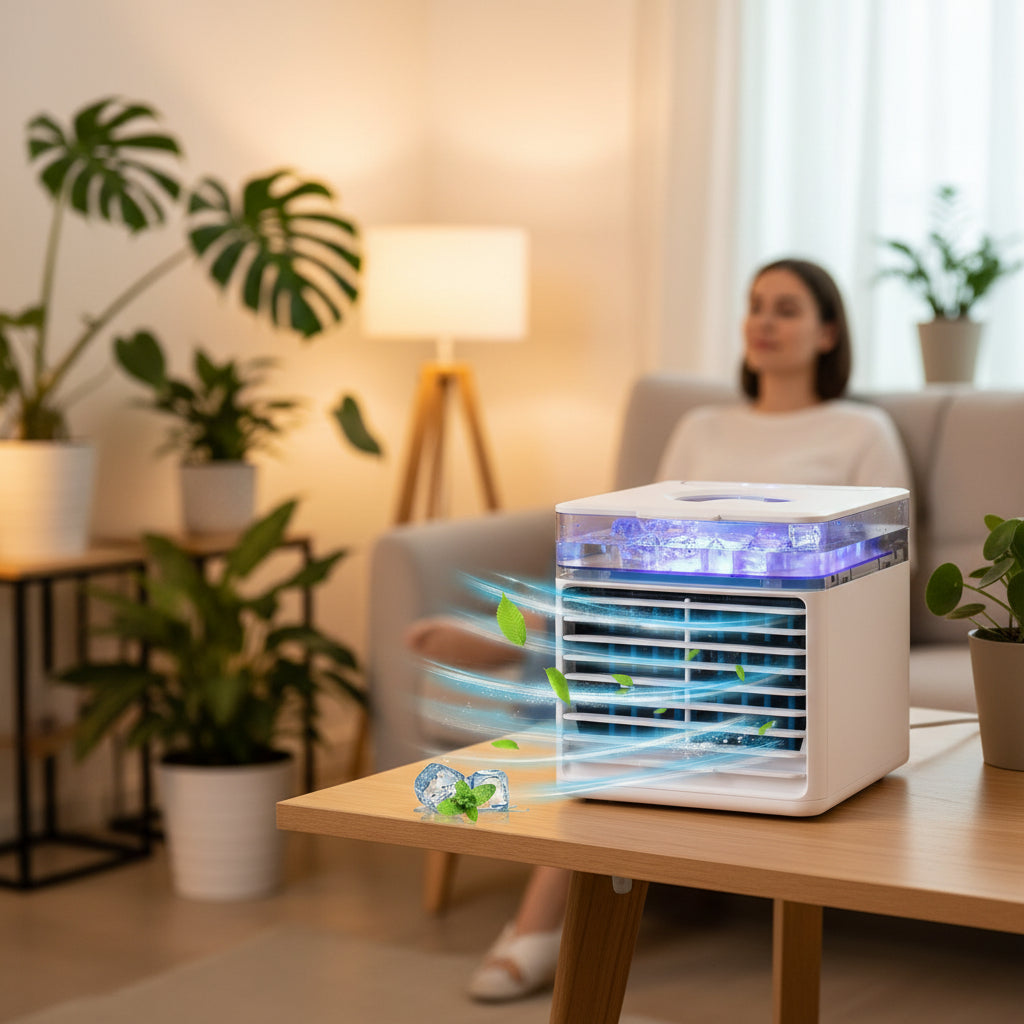 Portable Air Conditioner Water Tank Energy Efficient Unit - Image 1