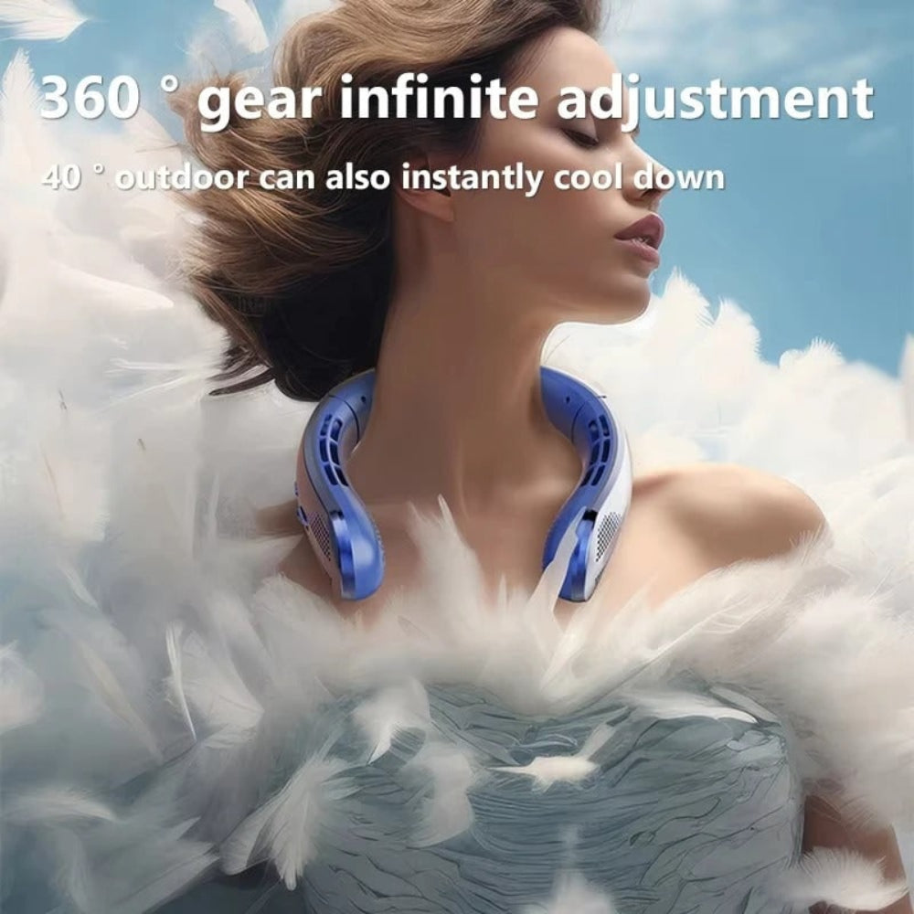Portable Fan Bladeless Neck Fan Hands-Free Cooling Device - Image 4
