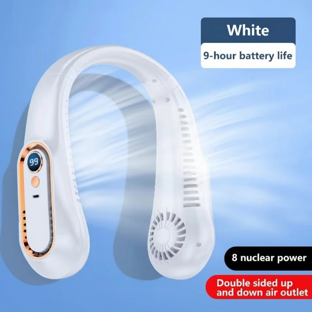 Portable Fan Bladeless Neck Fan Hands-Free Cooling Device - Image 8