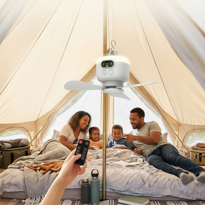 Portable Fan Camping Remote Control Hanging Hook - Image 4
