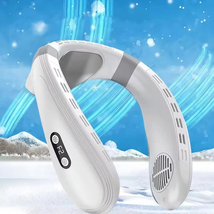 Portable Neck Fan Rechargeable Battery Clip-On Adjustable - Image 1