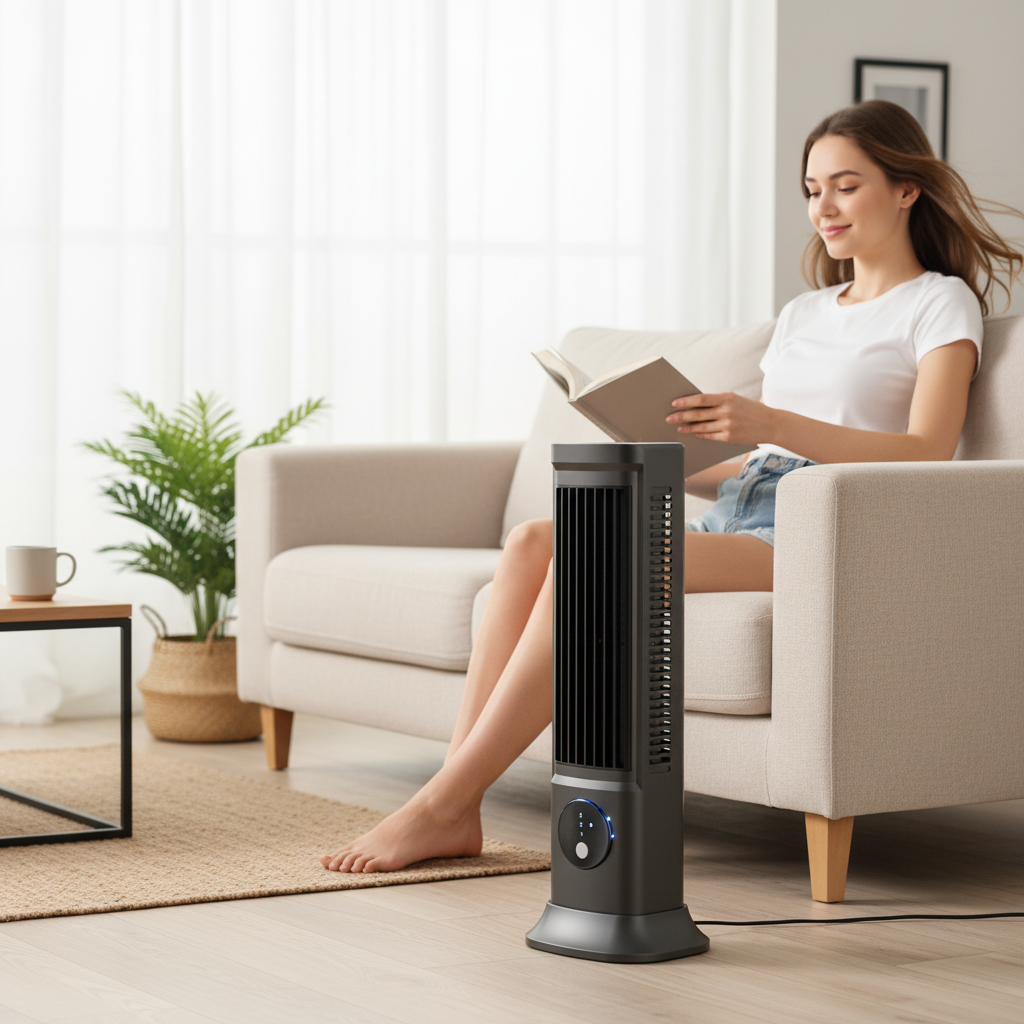 Portable Tower Cooling Fan Oscillating LED Display – DecorsDeluxe