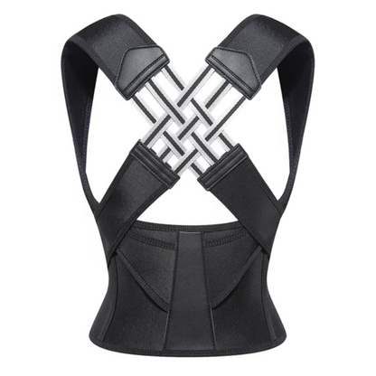 Posture Corrector Adjustable Back Support Elastic Shoulder Brace - Image 1