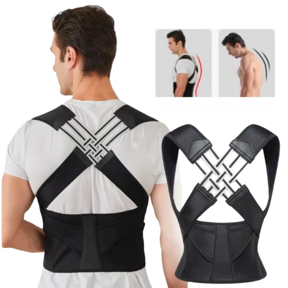 Posture Corrector Adjustable Back Support Elastic Shoulder Brace - Image 3