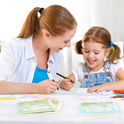 Practice Copybook Alphabet Number Drawing Math Workbook - Image 5