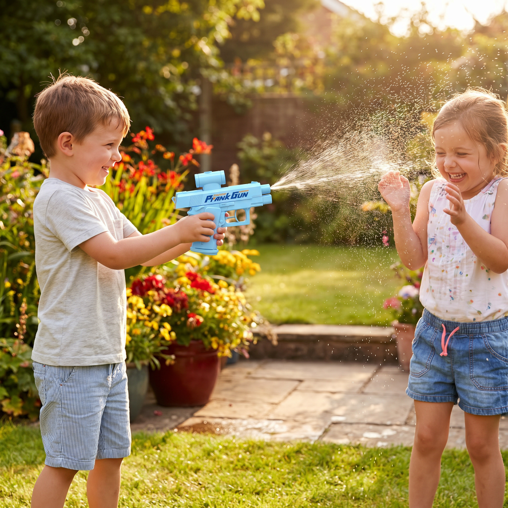 Prank Water Gun Kids Toy Double Sided Splash Shooter - Image 2