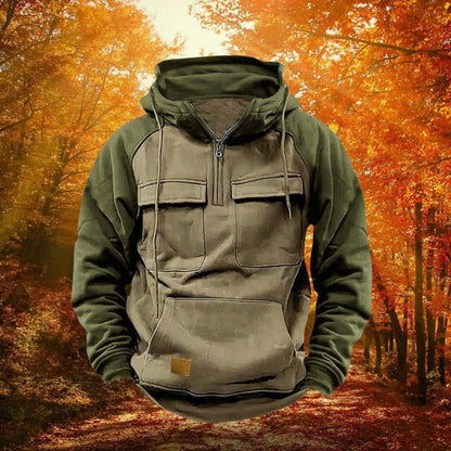 Quarter Zip Hoodie Performance Outdoor Active Performance - Image 2