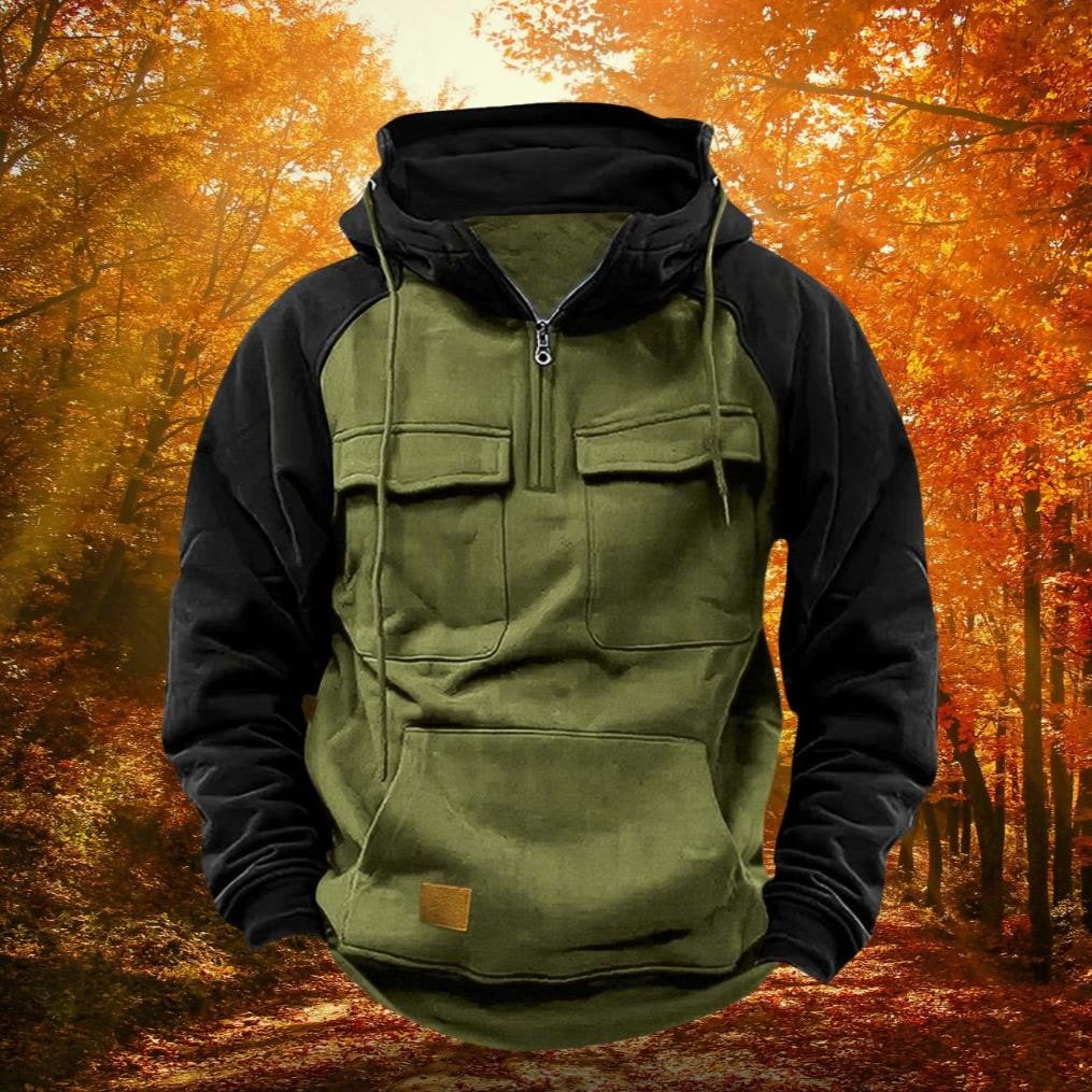 Quarter Zip Hoodie Performance Outdoor Active Performance - Image 3