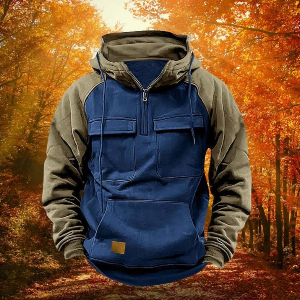 Quarter Zip Hoodie Performance Outdoor Active Performance - Image 4